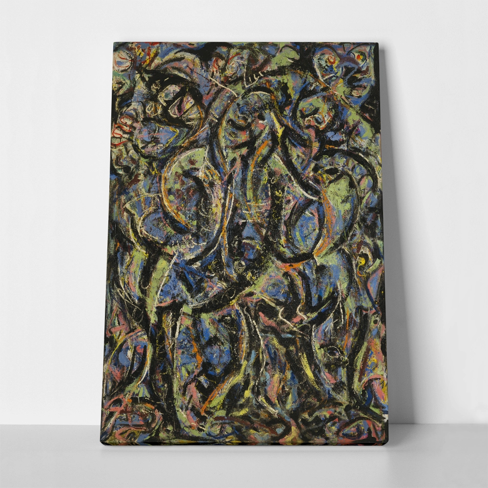 Πινακας σε καμβά JACKSON POLLOCK - GOTHIC  1944