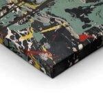 Πινακας σε καμβά JACKSON POLLOCK - GREEN SILVER