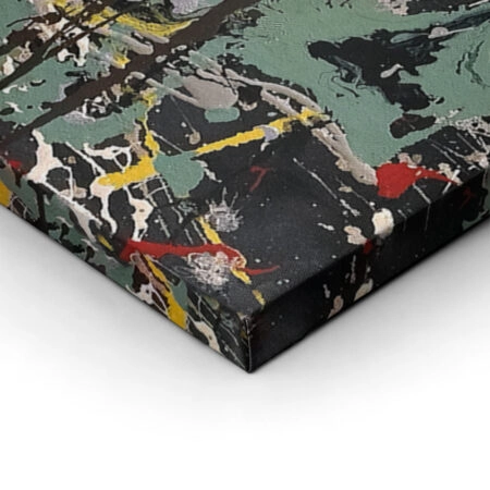 Πινακας σε καμβά JACKSON POLLOCK - GREEN SILVER - Pollock Jackson Sticky 2