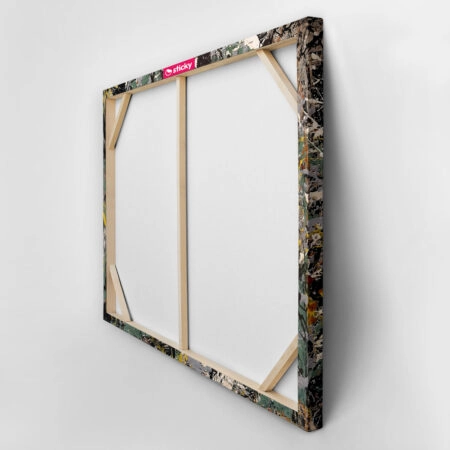 Πινακας σε καμβά JACKSON POLLOCK - GREEN SILVER - Pollock Jackson Sticky 4