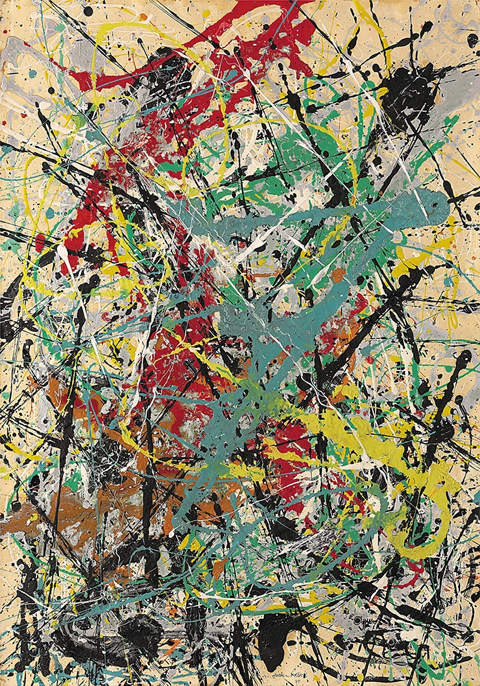 Πινακας σε καμβά JACKSON POLLOCK - NUMBER 16 1949
