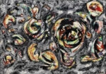 Πινακας σε καμβά JACKSON POLLOCK - OCEAN GREYNESS