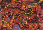 Πινακας σε καμβά JACKSON POLLOCK - RED COMPOSITION 1946