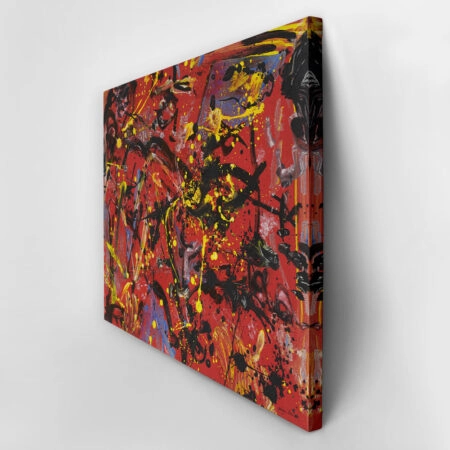 Πινακας σε καμβά JACKSON POLLOCK - RED COMPOSITION 1946 - Pollock Jackson Sticky 3