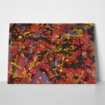 Πινακας σε καμβά JACKSON POLLOCK - RED COMPOSITION 1946