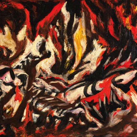 Πινακας σε καμβά JACKSON POLLOCK - THE FLAME - Pollock Jackson Sticky 6
