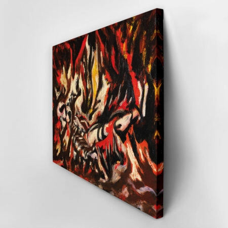 Πινακας σε καμβά JACKSON POLLOCK - THE FLAME - Pollock Jackson Sticky 3