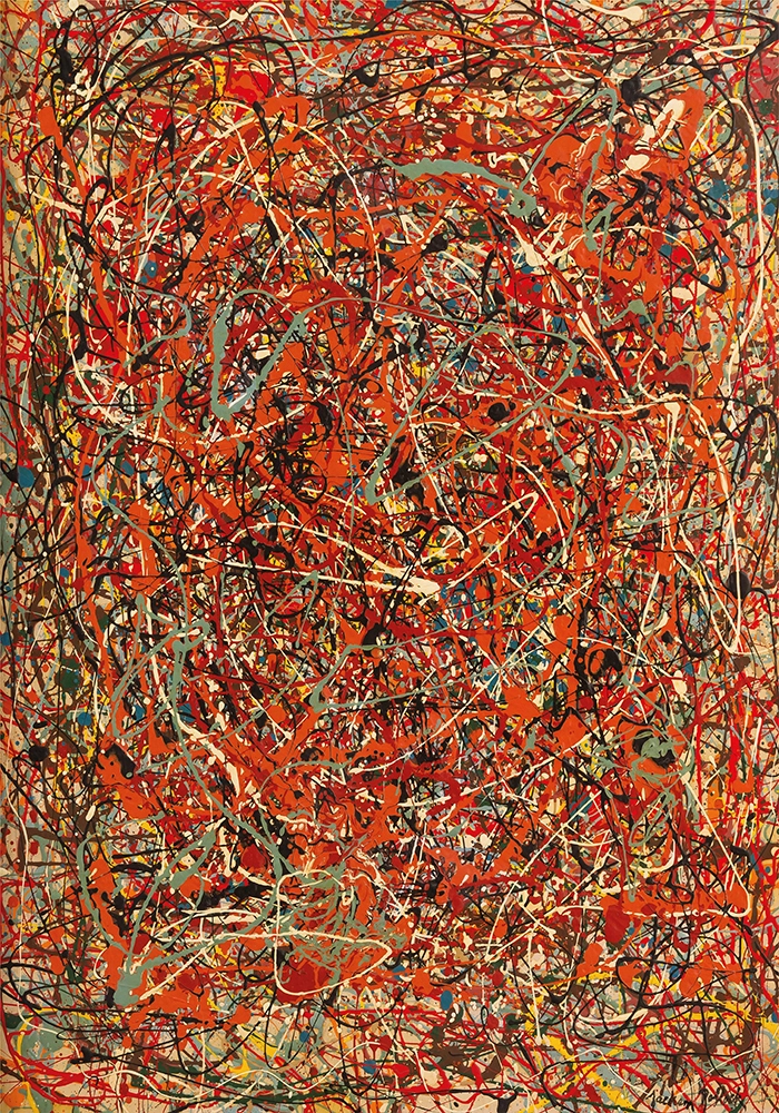 Πινακας σε καμβά JACKSON POLLOCK - THE FURY 1943