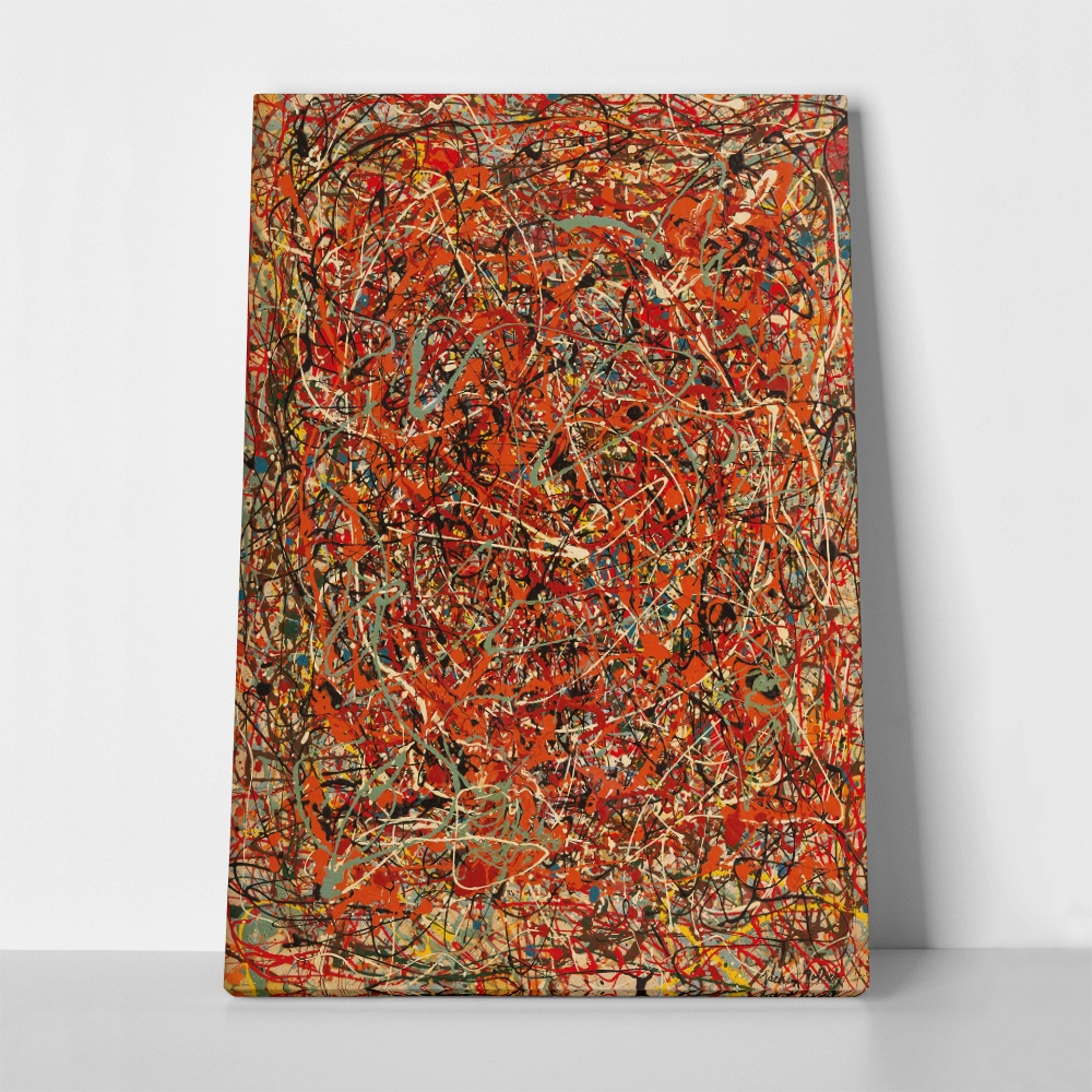 Πινακας σε καμβά JACKSON POLLOCK - THE FURY 1943