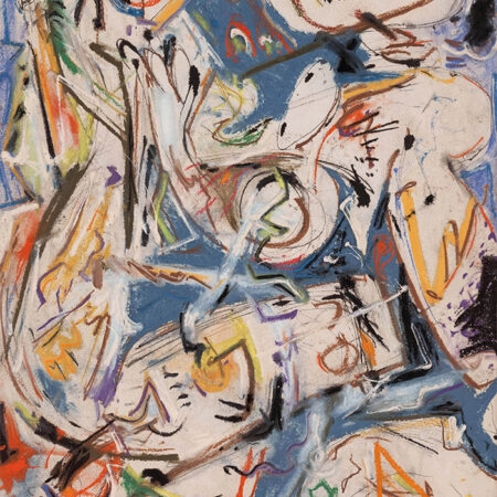 Πινακας σε καμβά JACKSON POLLOCK - UNTITLED 1945 - Pollock Jackson Sticky 6