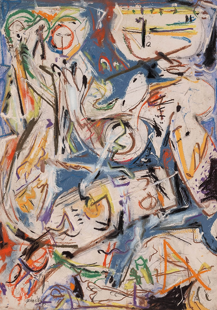 Πινακας σε καμβά JACKSON POLLOCK - UNTITLED 1945