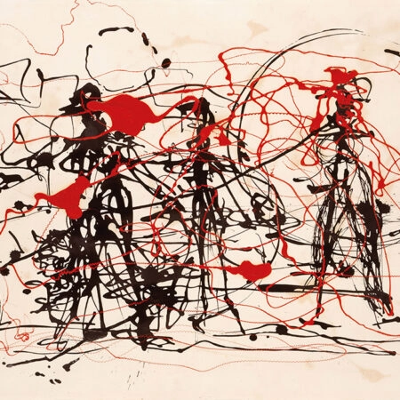 Πινακας σε καμβά JACKSON POLLOCK - UNTITLED no2 - Pollock Jackson Sticky 6