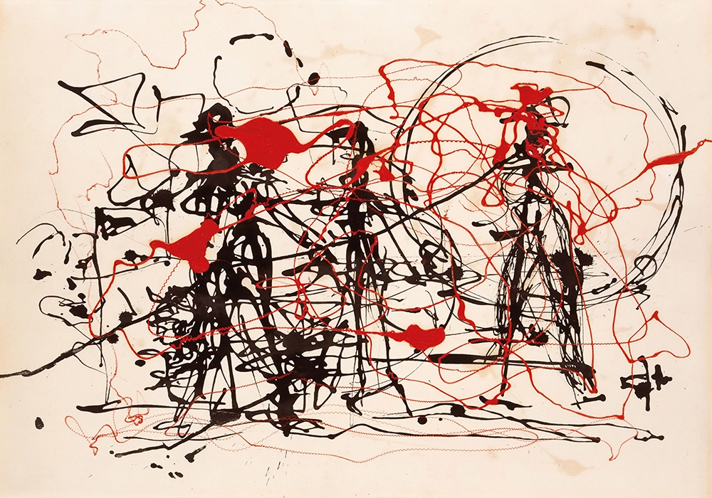 Πινακας σε καμβά JACKSON POLLOCK - UNTITLED no2