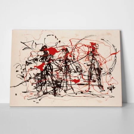 Πινακας σε καμβά JACKSON POLLOCK - UNTITLED no2 - Pollock Jackson Sticky 1