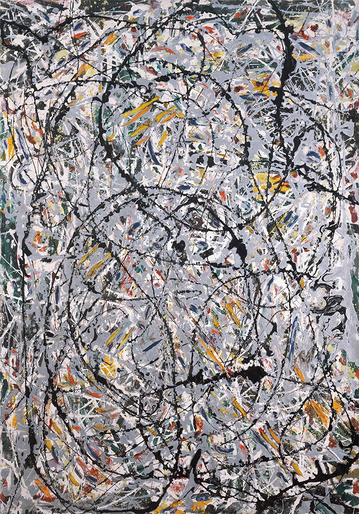 Πινακας σε καμβά JACKSON POLLOCK - WATERY PATHS