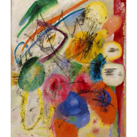 Πόστερ KANDINSKY - BLACK STROKES I - Διασημοι Ζωγραφοι Sticky 3
