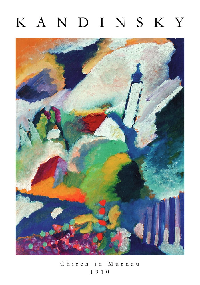 Πόστερ KANDINSKY - CHURCH IN MURNAU