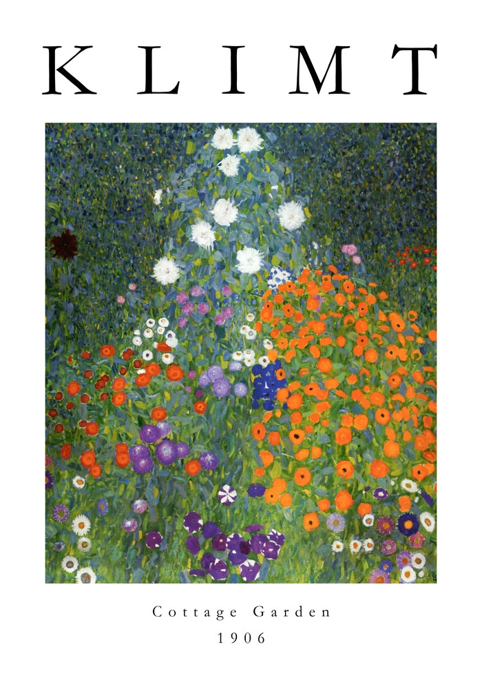 Πόστερ KLIMT - COTTAGE GARDEN