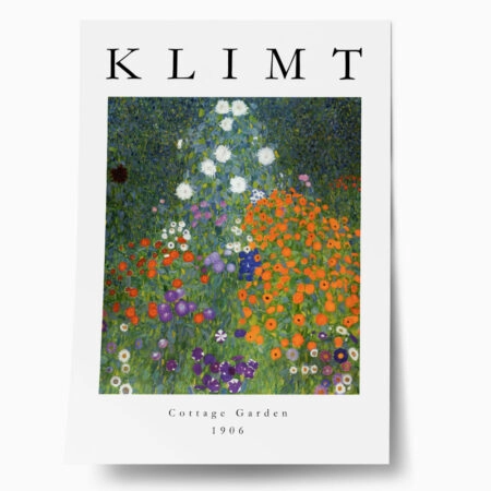 Πόστερ KLIMT - COTTAGE GARDEN - Διασημοι Ζωγραφοι Sticky 1