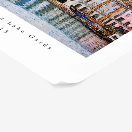 Πόστερ KLIMT - MALCESINE LAKE GARDA - Διασημοι Ζωγραφοι Sticky 2