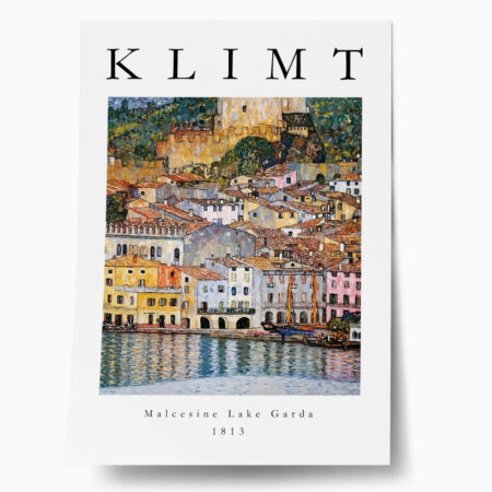 Πόστερ KLIMT - MALCESINE LAKE GARDA - Διασημοι Ζωγραφοι Sticky 1