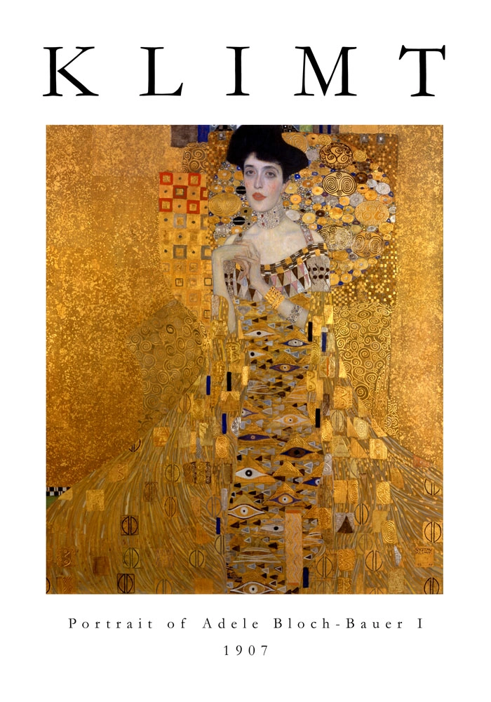 Πόστερ KLIMT - PORTRAIT OF ADELE BLOCH-BAUER I