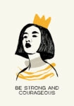 Πόστερ LADYLIKE BE STRONG AND COURAGEOUS