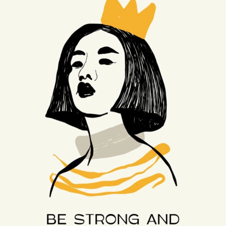 Πόστερ LADYLIKE BE STRONG AND COURAGEOUS - Πορτραιτα - Φιγουρες Sticky 3