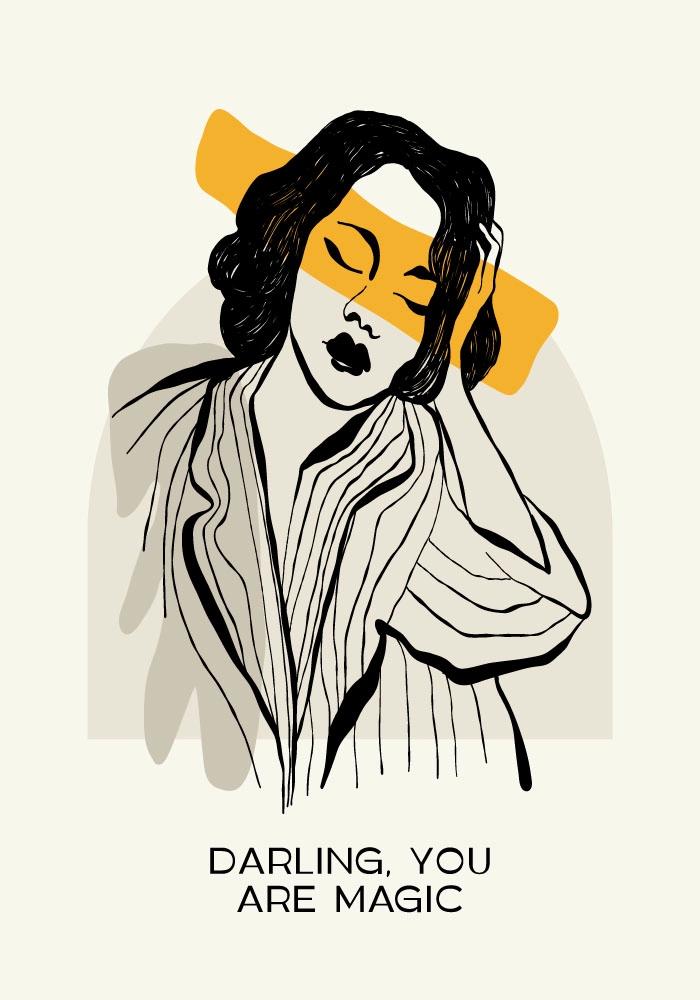 Πόστερ LADYLIKE DARLING YOU ARE MAGIC