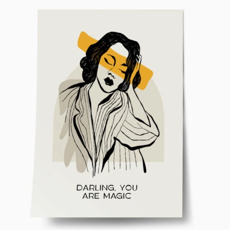 Πόστερ LADYLIKE DARLING YOU ARE MAGIC - Πορτραιτα - Φιγουρες Sticky 1