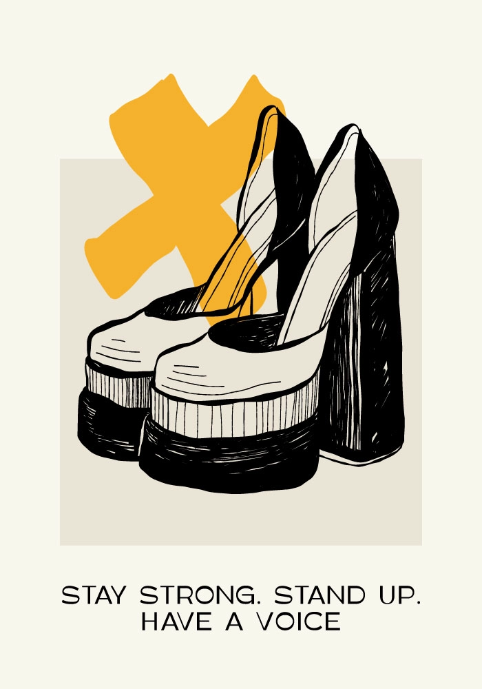Πόστερ LADYLIKE STAY STRONG