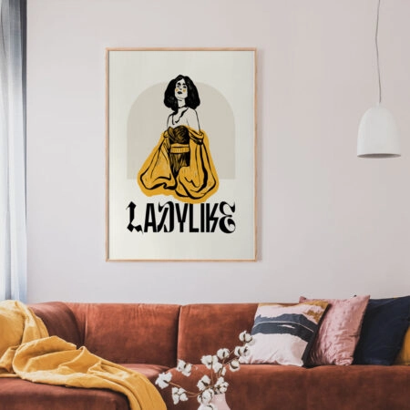Πόστερ LADYLIKE WOMAN WITH DRESS