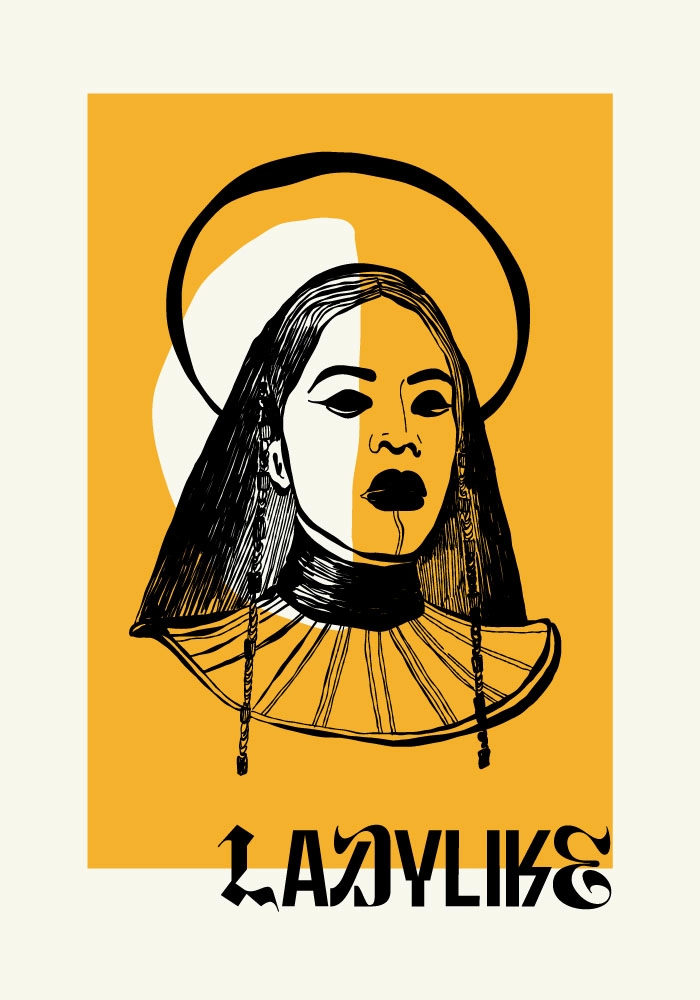 Πόστερ LADYLIKE WOMAN WITH HALO