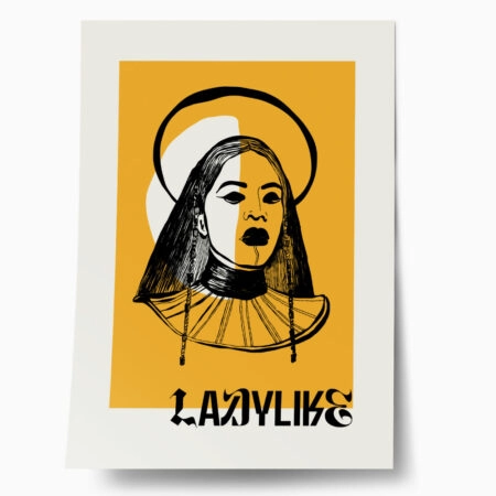 Πόστερ LADYLIKE WOMAN WITH HALO - Πορτραιτα - Φιγουρες Sticky 1