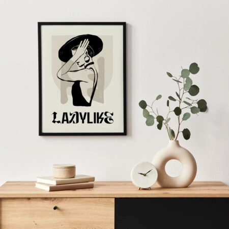 Πόστερ LADYLIKE WOMAN WITH HAT