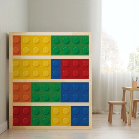 Αυτοκολλητα Επίπλων για Κρεβάτι KURA LEGO - Αυτοκόλλητα για κρεβάτια IKEA KURA Sticky 3