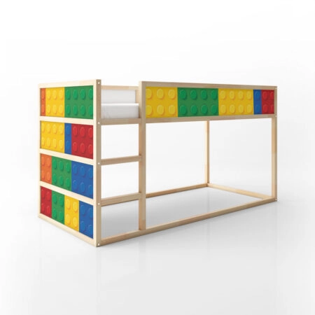 Αυτοκολλητα Επίπλων για Κρεβάτι KURA LEGO - Αυτοκόλλητα για κρεβάτια IKEA KURA