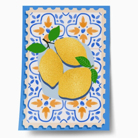 Πόστερ LEMONS ILLUSTRATION - Food & Drink Sticky 1