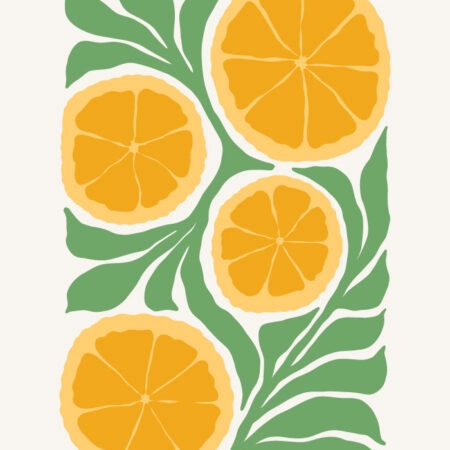 Πόστερ ORANGES MATISSE STYLE - Food & Drink Sticky 3