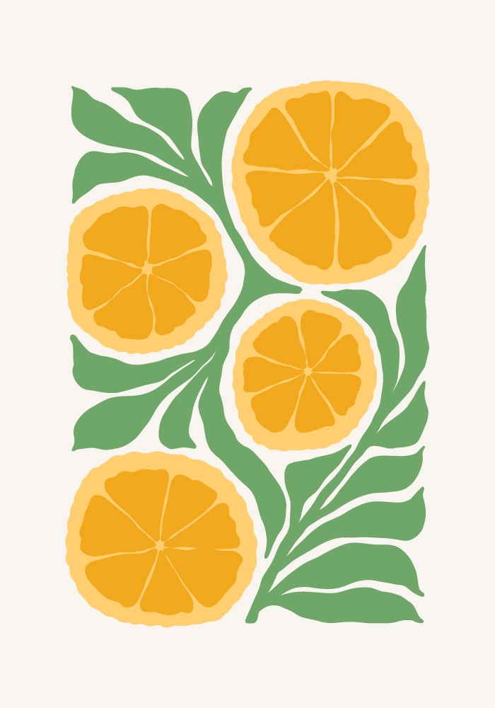 Πόστερ ORANGES MATISSE STYLE