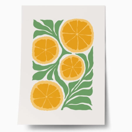 Πόστερ ORANGES MATISSE STYLE - Food & Drink Sticky 1