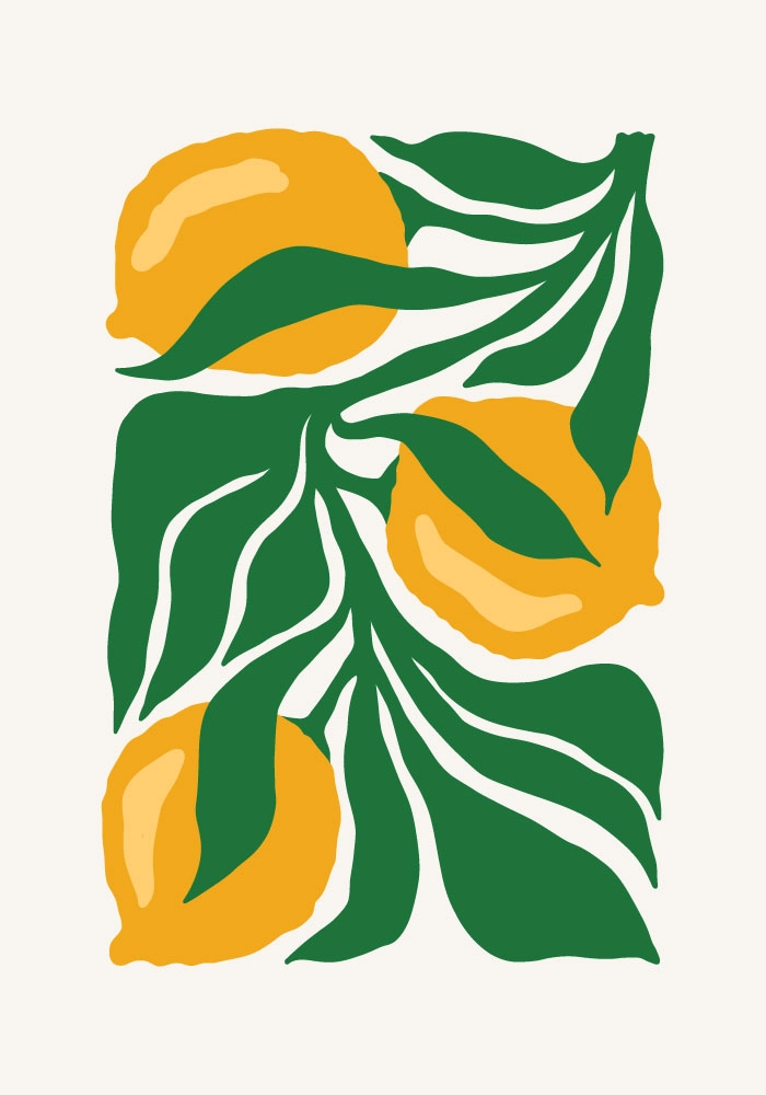 Πόστερ LEMONS MATISSE STYLE