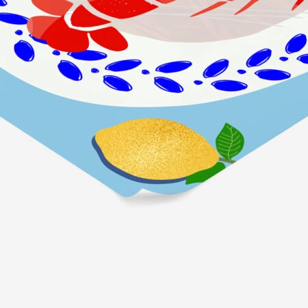 Πόστερ LOBSTER ILLUSTRATION - Food & Drink Sticky 2