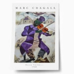Πόστερ MARC CHAGALL - GREEN VIOLINIST