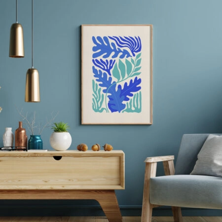 Πόστερ MATISSE STYLE CORAL 3 - Botanical - Λουλούδια