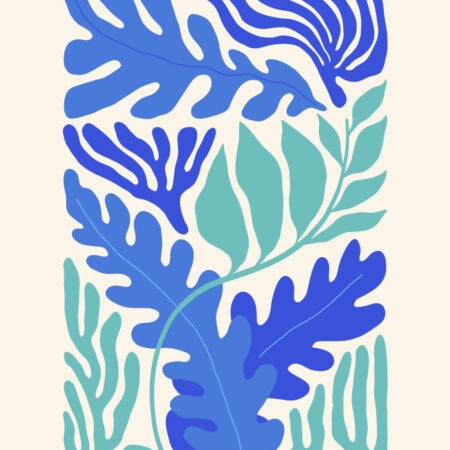 Πόστερ MATISSE STYLE CORAL 3 - Botanical - Λουλούδια Sticky 3