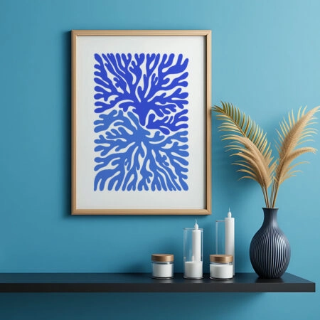 Πόστερ MATISSE STYLE CORAL - Botanical - Λουλούδια