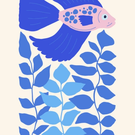 Πόστερ MATISSE STYLE FISH 1 - Ζωα Sticky 3