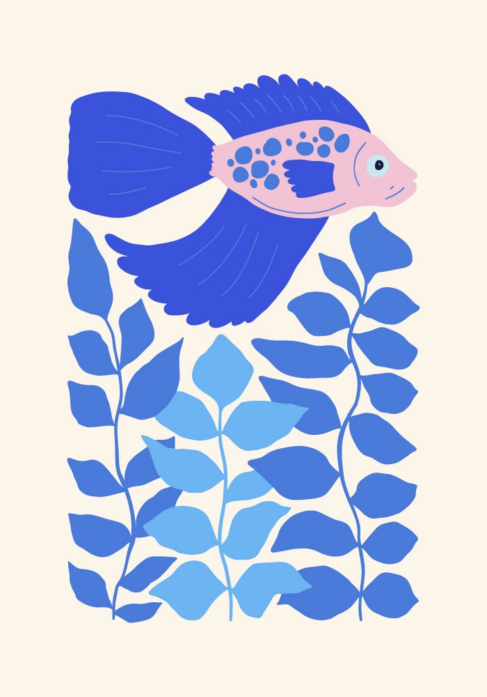 Πόστερ MATISSE STYLE FISH 1