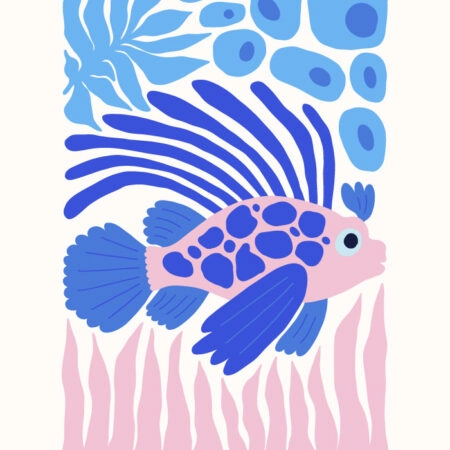 Πόστερ MATISSE STYLE FISH 2 - Ζωα Sticky 3